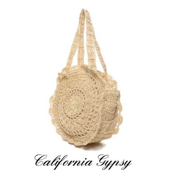 Straw floral bag🌈 - Picture 3 of 6